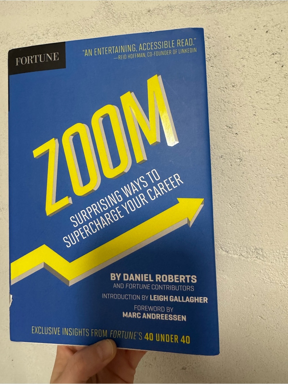 Blue & Yellow Paperback Motivational Book